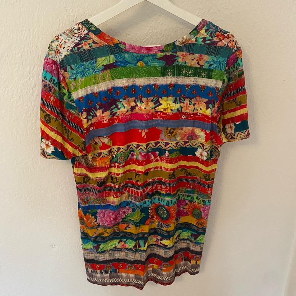 Johnny was v neck quilt shirt - Picture 5 of 7